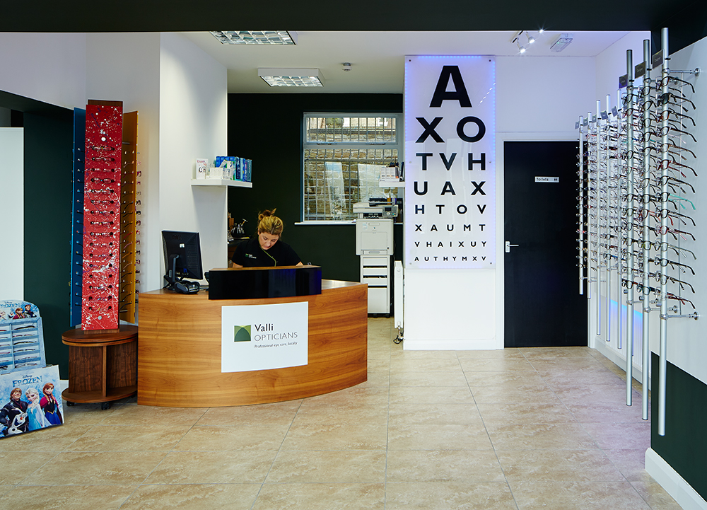 Valli Opticians Renovation Huddersfield